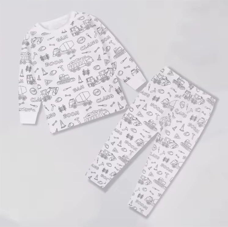Color Your Own Shirt & Pants Set