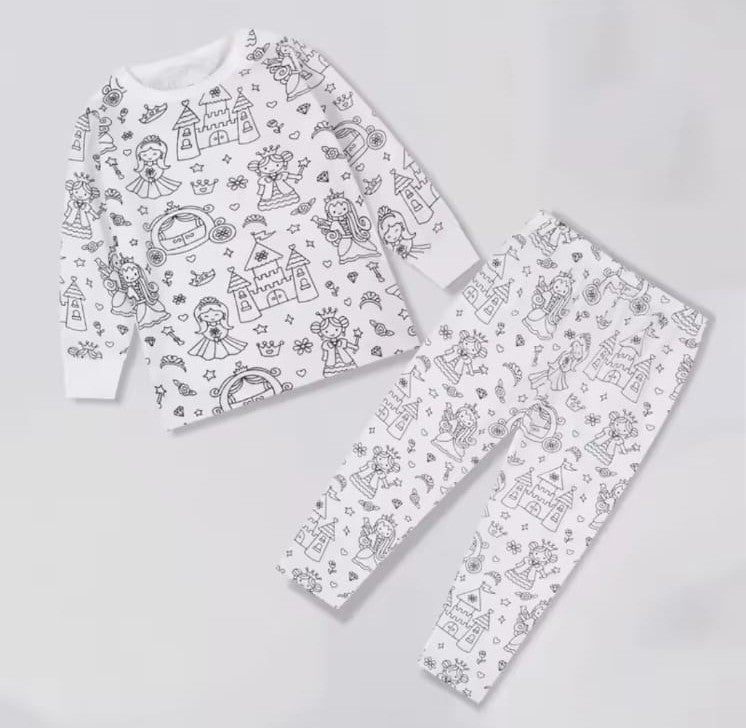 Color Your Own Shirt & Pants Set