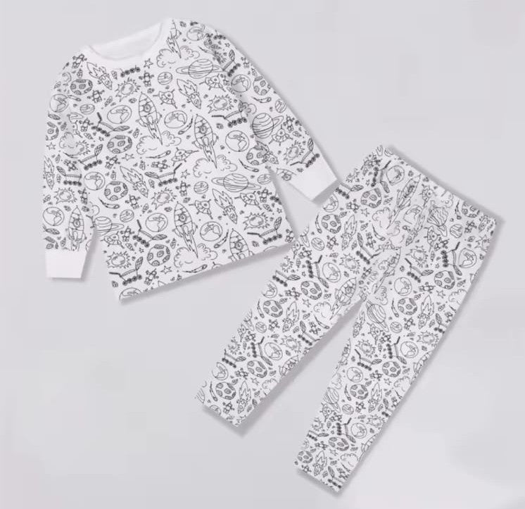 Color Your Own Shirt & Pants Set